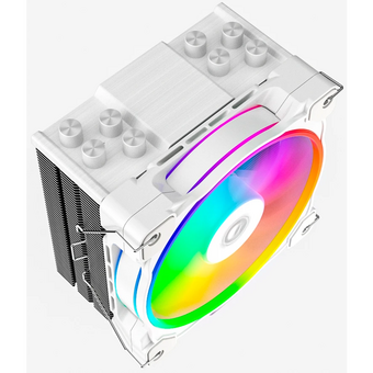  Кулер ID-COOLING SE-214-XT ZF White LGA1700/1200/115X/AM5/AM4 (TDP 180W, PWM, 4 тепл.трубки прямого контакта, Fan 120mm, Addressable RGB LED) 