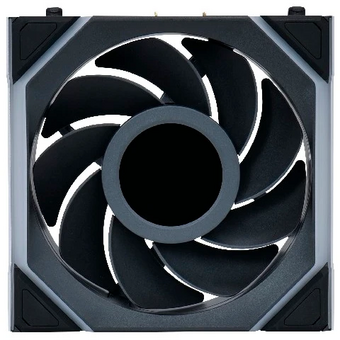  Комплект вентиляторов (3шт.) Lian Li UNI Fan SL Wireless LCD 120 Reverse Blade (G99.12RSLLCD1W3B.R0)/12RSLLCD1W3B Black/120x124,5x28мм(1.6”,PWM,ARGB) 