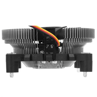  Кулер CROWN CM-80 v2 (CM000003693) (Для Intel + 1700 и AMD, TDP до 65 Ватт, коннектор 3 pin, Низкая посадка радиатора , Гидродинамический подшипник) 