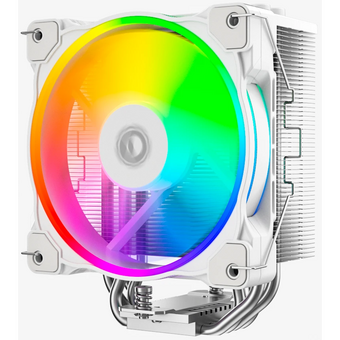  Кулер ID-COOLING SE-214-XT ZF White LGA1700/1200/115X/AM5/AM4 (TDP 180W, PWM, 4 тепл.трубки прямого контакта, Fan 120mm, Addressable RGB LED) 