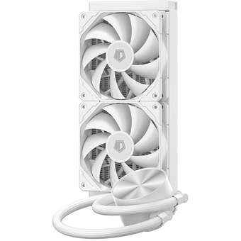  СВО ID-COOLING FX240 Pro White LGA20XX/1700/1200/115X/AM4/AM5 (TDP 300W, Black Fan and Pump, PWM, Dual Fan 120mm, бел) 