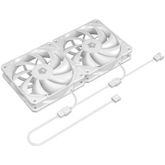  СВО ID-COOLING FX240 Pro White LGA20XX/1700/1200/115X/AM4/AM5 (TDP 300W, Black Fan and Pump, PWM, Dual Fan 120mm, бел) 