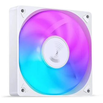 Вентилятор JONSBO SL-120CW 120х120х25мм (Dynamic Multi-Color LED, 1500об/мин, белый) Retail 