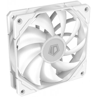  Вентилятор ID-COOLING TF-12025-Pro-SW Trio (3 in 1) 120x120x25мм (PWM, резиновые углы, белый, White LED, 300-1500об/мин) Box 