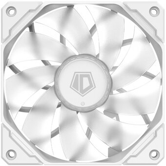  Вентилятор ID-COOLING TF-12025-Pro-SW Trio (3 in 1) 120x120x25мм (PWM, резиновые углы, белый, White LED, 300-1500об/мин) Box 