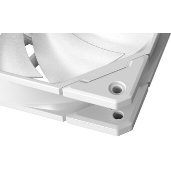  Вентилятор ID-COOLING TF-12025-Pro-SW Trio (3 in 1) 120x120x25мм (PWM, резиновые углы, белый, White LED, 300-1500об/мин) Box 