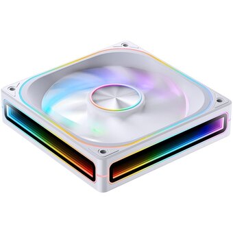  Вентилятор JONSBO ZA-120W 120х120х28мм (PWM, ARGB LED, 700-2400об/мин, белый) Retail 
