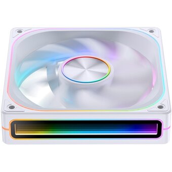  Вентилятор JONSBO ZA-120W 120х120х28мм (PWM, ARGB LED, 700-2400об/мин, белый) Retail 