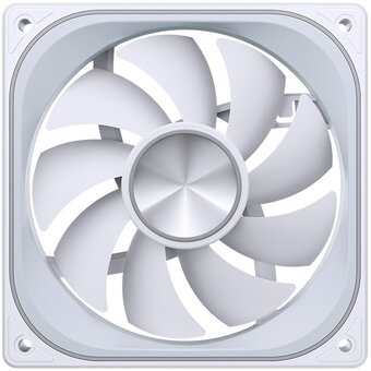  Вентилятор JONSBO ZA-120W 120х120х28мм (PWM, ARGB LED, 700-2400об/мин, белый) Retail 