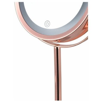  Зеркало косметическое HASTEN HAS1813 red gold 