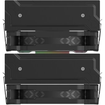  Кулер PentaWave Z06D LE SRB ARGB LGA115X/1200/1700/1851/AM4/AM5 (TDP 275W, 2*120mm PWM Fan, 6 тепловых трубок 6мм, медное основание) 