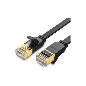  Кабель UGREEN NW106 (11262) Cat 7 U/FTP Lan Cable Flat Design 3m Black 