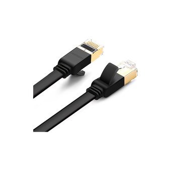  Кабель UGREEN NW106 (11262) Cat 7 U/FTP Lan Cable Flat Design 3m Black 