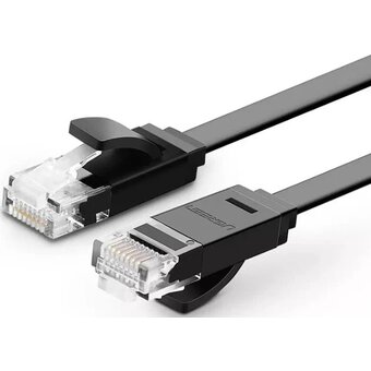  Кабель UGREEN NW102 (50174) Cat 6 8-Core U/UTP Flat Ethernet Cable 2m Black 