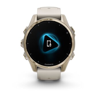  Smart-часы Garmin Fenix 8 (010-02903-11) 43mm золотой/дымчато-серый 
