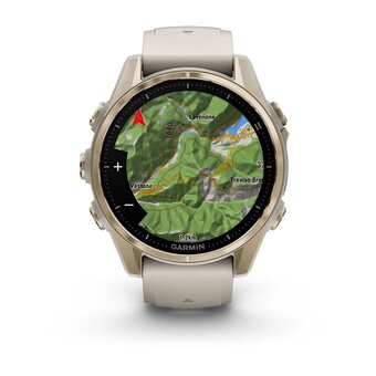 Smart-часы Garmin Fenix 8 (010-02903-11) 43mm золотой/дымчато-серый 