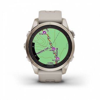  Smart-часы Garmin Fenix 7S Pro Sapphire Solar (010-02776-15) 42mm мягкое золото/песок 