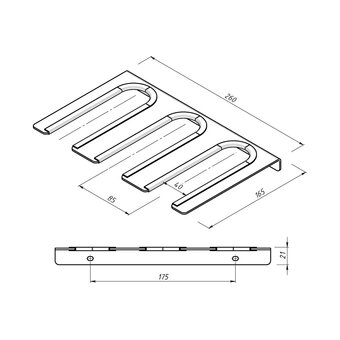  Держатель EMBODIMENT EMB-WODF-TR-B черный 