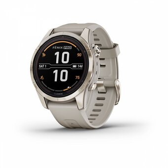  Smart-часы Garmin Fenix 7S Pro Sapphire Solar (010-02776-15) 42mm мягкое золото/песок 