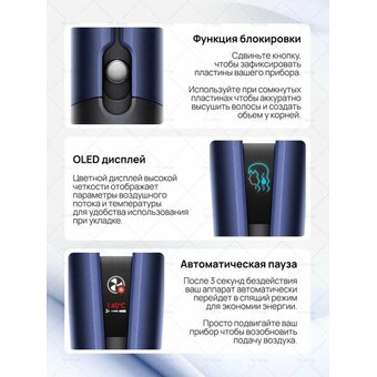  Выпрямитель для волос SenCiciMen X10 EU Blue 