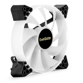  Вентилятор ExeGate EX12025H3P4PYH-PWM.ARGB12В DC с подсветкой (EX295968RUS) 120x120x25 мм, Hydraulic bearing (гидродинамический), 5V ARGB 3pin 