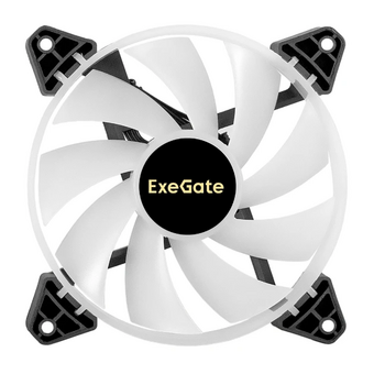  Вентилятор ExeGate EX12025H3P4PYH-PWM.ARGB12В DC с подсветкой (EX295968RUS) 120x120x25 мм, Hydraulic bearing (гидродинамический), 5V ARGB 3pin 