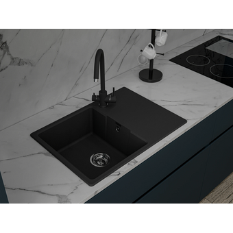  Кухонная мойка GRANFEST Urban 668L black 