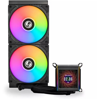  СВО Lian-Li Galahad II LCD 280 (G89.GA2ALCD28B.R0) ARGB Soc-AM5/AM4/1200/1700/1851 черный 26.7dB Al+Cu LCD Ret 