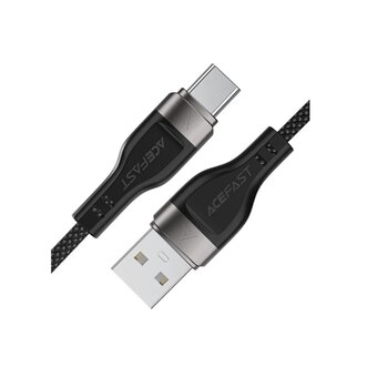  Кабель ACEFAST AF-C11-04-BK USB-A To USB-C Magnetic Charging Data Cable 1,2m Black 