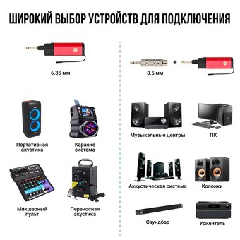  Караоке микрофон TESLER WMS-700 