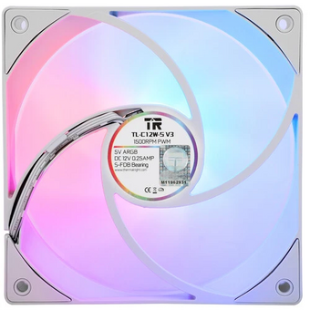  Вентилятор Thermalright TL-C12W-S V3 (TRTLC12WSV3) / ARGB / 120mm PWM 