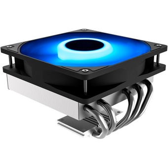  Кулер ID-COOLING IS-50 Max RGB V3 LGA1700/1200/115X/AM5/AM4 низкопрофильный высота 77mm (TDP 130W, PWM, 5 тепл.трубок, RGB FAN 120mm) BOX 