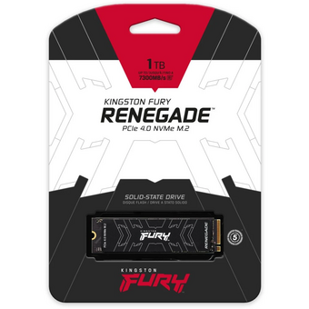  SSD Kingston Fury Renegade SFYRS/1000G M.2 2280 1TB PCIe 4.0 NVMe, 7300/6000 MTBF 1.8M 