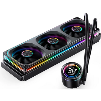  СВО JONSBO TH-360 Black LGA 1700/1200/115X/AM5/AM4 (TDP 300W, ARGB Fan and Pump, PWM, Triple Fan 120mm) Ret 