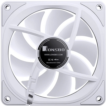  Вентилятор JONSBO FR-606W 120х120х25мм (PWM, ARGB LED, 800-1500об/мин, белый) Retail 