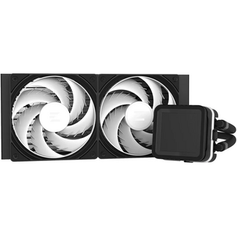  СВО Zalman Alpha2 A24 DS (Alpha2A24 DS Black) ARGB Soc-AM5/AM4/1151/1200/2066/2011/1700 черный 4-pin 29.7dB CU LCD 320W Ret 