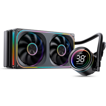  СВО JONSBO TH-240 Black LGA 1700/1200/115X/AM5/AM4 (TDP 260W, ARGB Fan and Pump, PWM, Dual Fan 120mm) Ret 