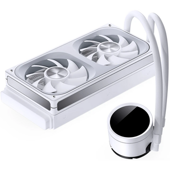  СВО JONSBO TH-240 White LGA 1700/1200/115X/AM5/AM4 (TDP 260W, ARGB Fan and Pump, PWM, Dual Fan 120mm, белый) Ret 