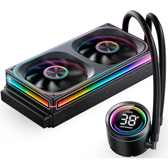  СВО JONSBO TH-240 Black LGA 1700/1200/115X/AM5/AM4 (TDP 260W, ARGB Fan and Pump, PWM, Dual Fan 120mm) Ret 