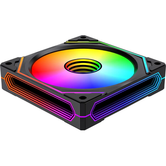  Вентилятор Bloody BD-CF120ARGB5 LCD ARGB (BD-CF120ARGB5-BK) 120х120x25 черный 4-pin 26дБ (упак. 1шт) Ret 