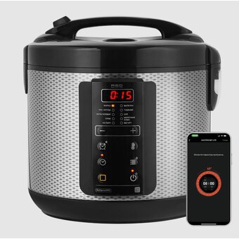  УЦ Мультиварка Red Solution SkyCooker RMC-M225S черный/серый (плохая уаковка, малые вмятины на корпусе) 