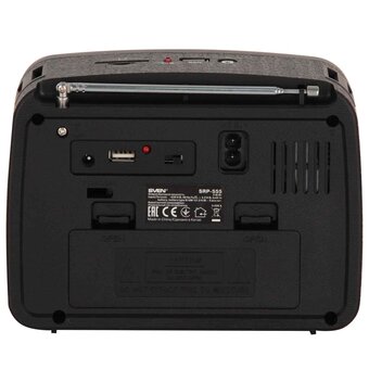  Радиоприёмник SVEN SRP-555 черный-серебро 