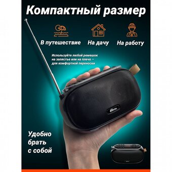  Радиоприемник RITMIX RPR-008 Black 
