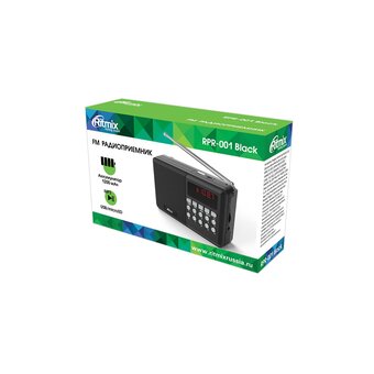  Радиоприёмник RITMIX RPR-001 Black 