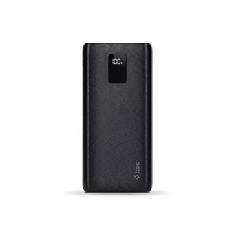  Внешний аккумулятор TTEC 2BB202S PowerSlim Trio LCD 10.000mAh PD 22,5W Powerbank withTrio Cable Black 