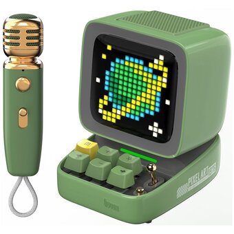  Портативная колонка Divoom Ditoo Mic зеленая 