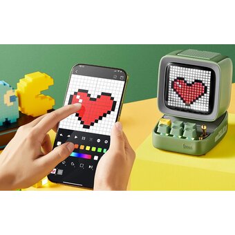  Портативная колонка Divoom Ditoo Mic зеленая 