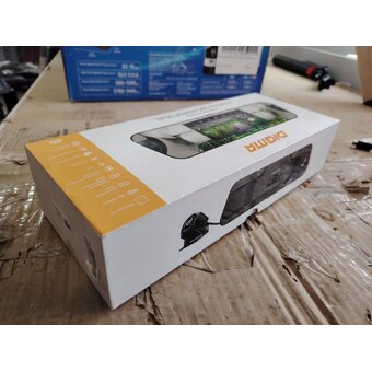  УЦ Видеорегистратор Digma FreeDrive 505 Mirror Dual черный (плохая упаковка, замена ЗУ) 