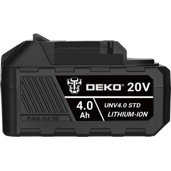  АКБ Deko UNV4.0 STD (063-4494) 20В 4Ач Li-Ion 