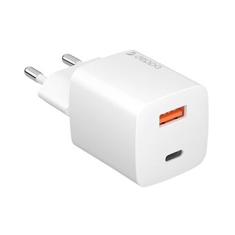  СЗУ Deppa 11410 USB+Type-C PD QC 3.0 GaN 20Вт White 